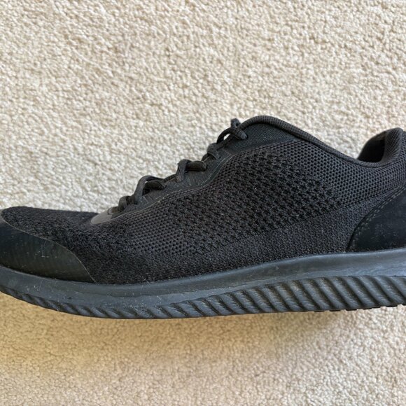 TredSafe Men's Slip Resistant Anti Fatigue Shoes Size 10.5 Black MNTR43SN001 - Picture 7 of 11